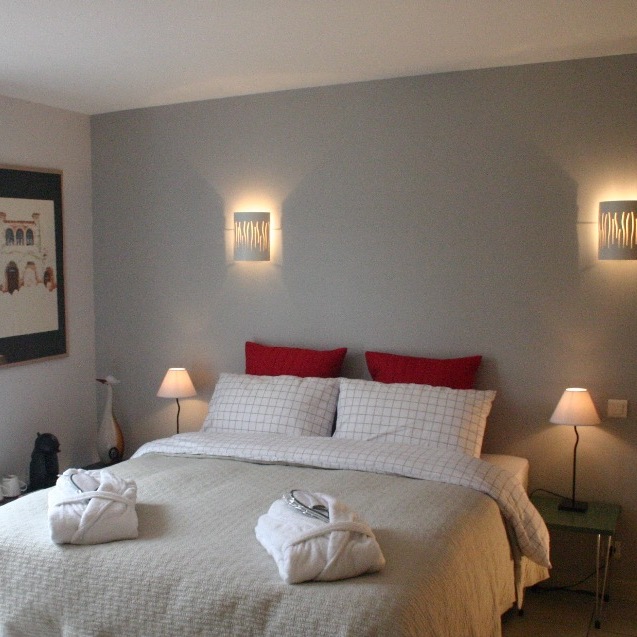 Deluxe room with large double bed or twin beds