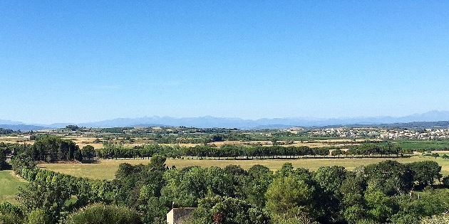 Panorama der Pyrenäen